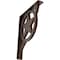 Ekena Millwork Austin Wrought Iron Bracket, (Triple center brace), Antiqued Copper 2"W x 12"D x 15"H BKTM02X12X15TAUACO - alternate 1